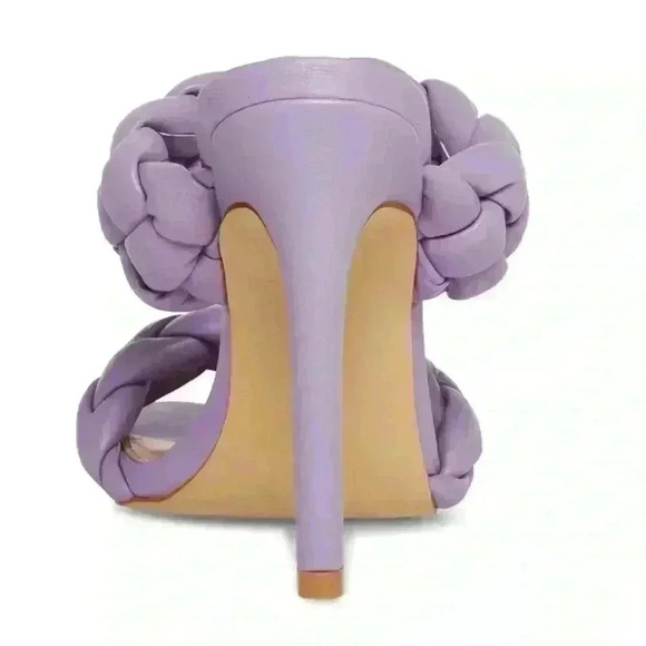Steve Madden Kenley Lavender Braided Heels, Womens size 6.5 - Picture 4 of 16